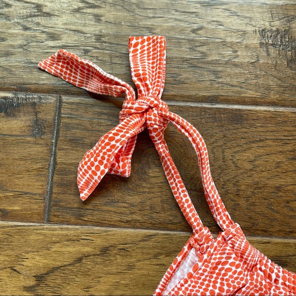 MICHAEL Michael Kors orange & white tiered tank top size medium - Picture 7 of 14